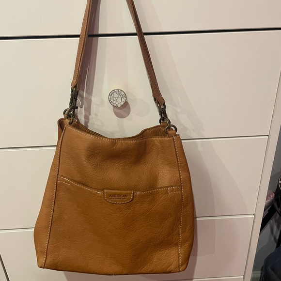 Brown Leather Shoulder Bag - Picture 2 of 5